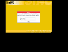 Tablet Screenshot of control.insinc.com